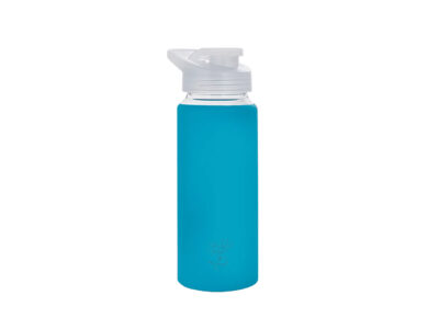 szklana butelka mb active, którą można dowolnie personalizować. Różne kolory, idealna do zamieszczenia na niej logo firmy lub dowolnego nadruku.
