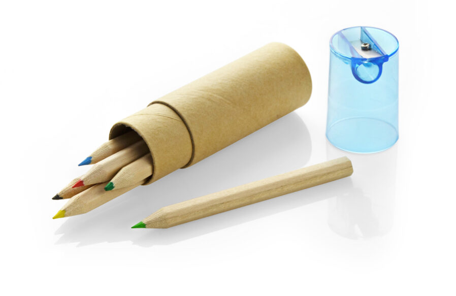Colour pencils 6 pcs with sharpener FARVE
