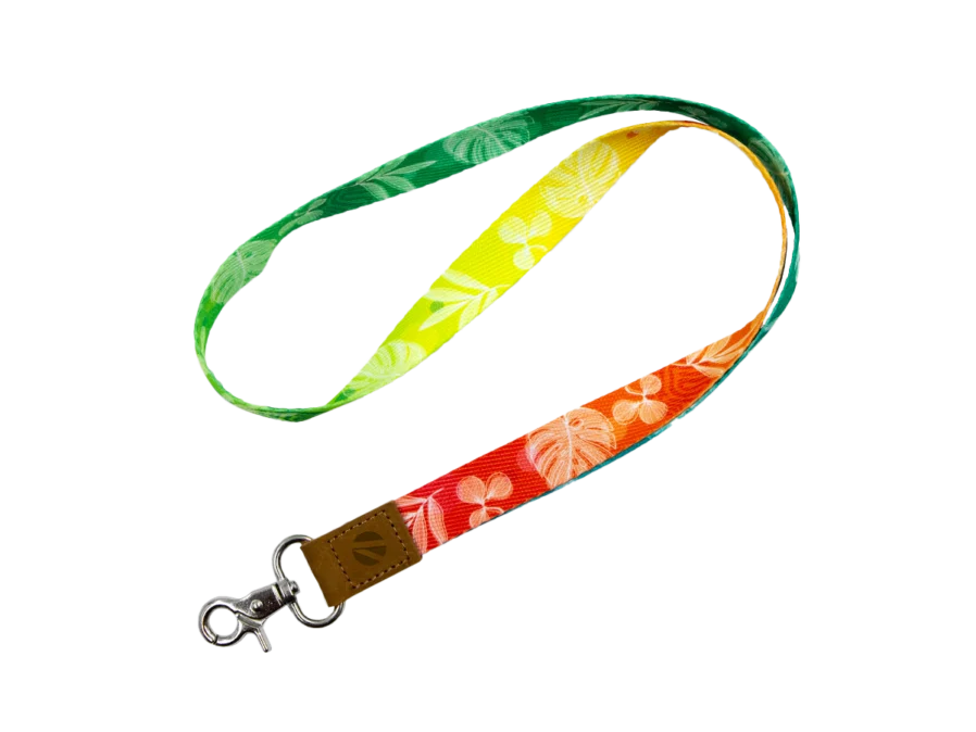 Eco Lanyard with Leather