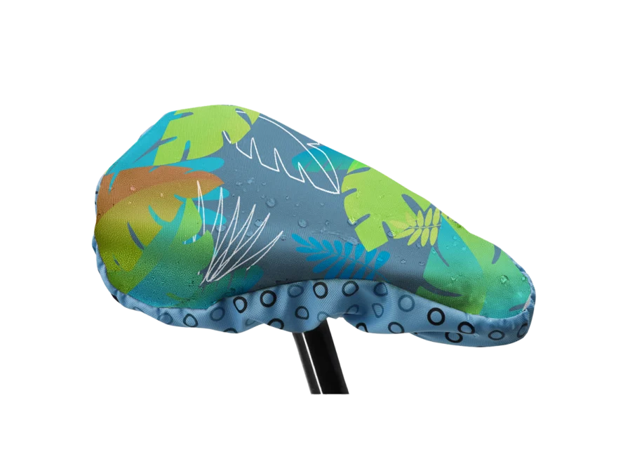 Printed bike seat cover