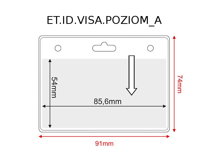 Custom ID case VISA