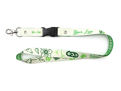 Paper ECO lanyard with hook and connector