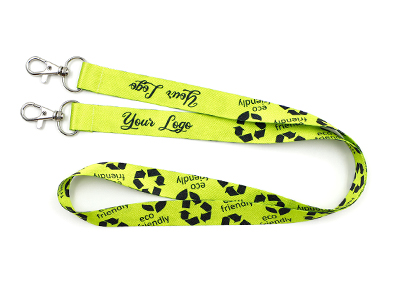 Double hook eco lanyard (PET)
