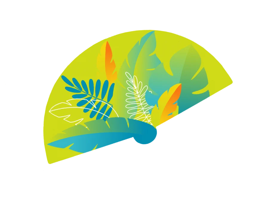 Custom Printed Fan