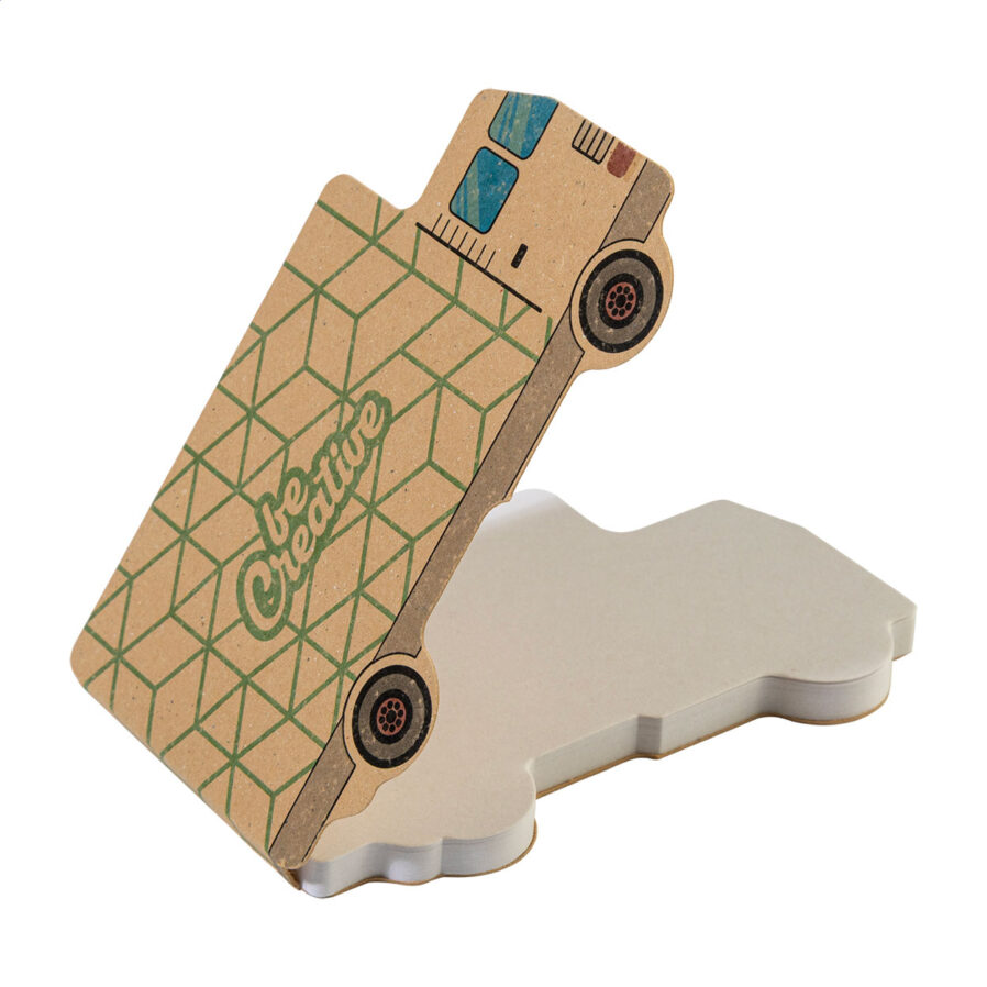 Custom sticky notepad CreaStick Truck Eco