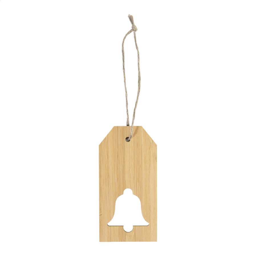 Bamboo gift tag, star BamTag