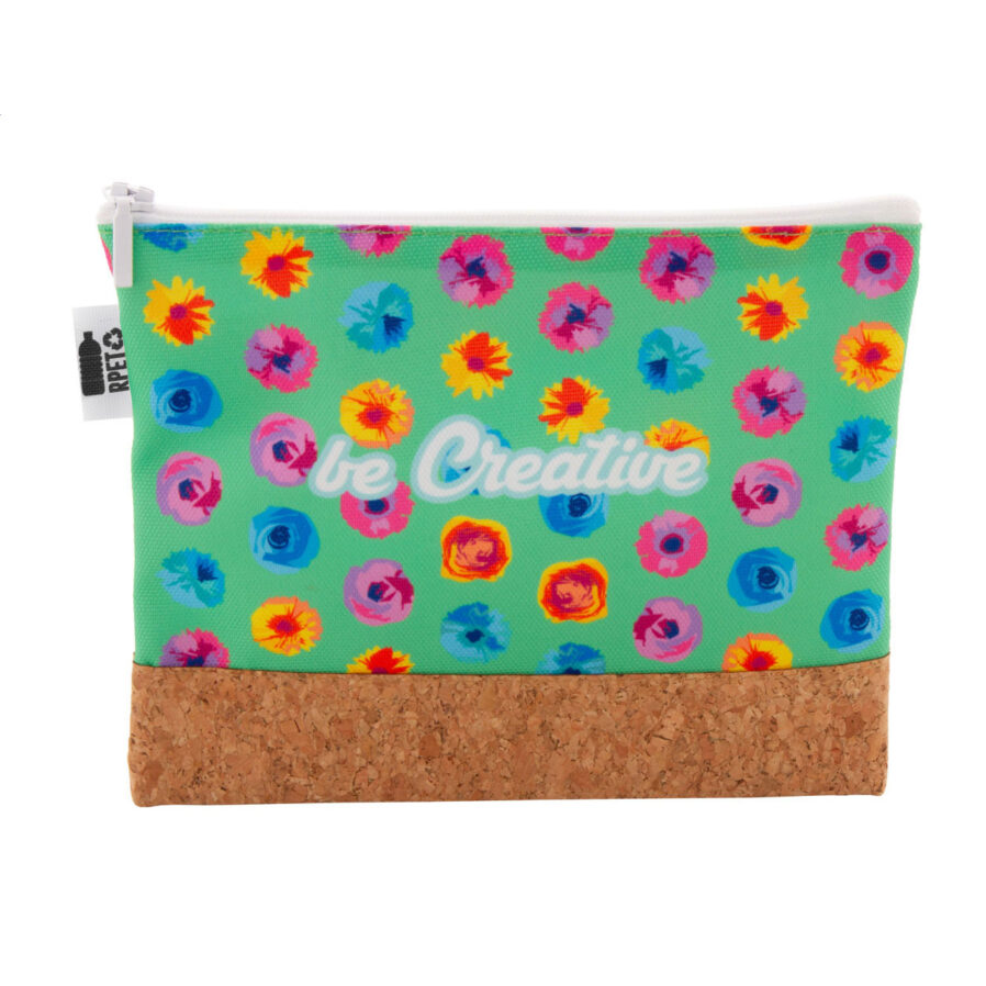 Custom cosmetic bag CreaBeauty Cork M RPET
