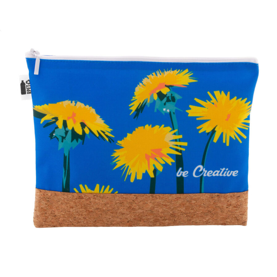 Custom cosmetic bag CreaBeauty Cork L RPET