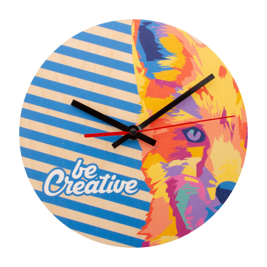 Custom wall clock BeTime Wood D