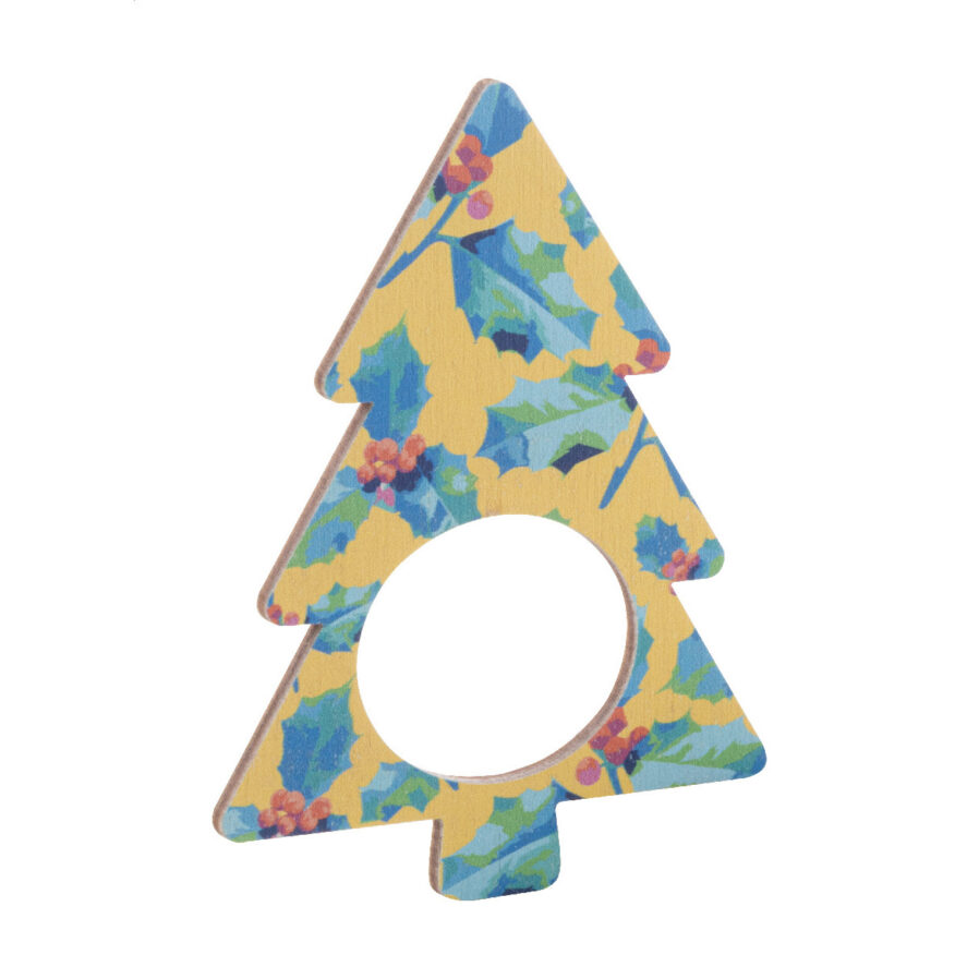 Custom Christmas napkin ring Julmiddag Creative