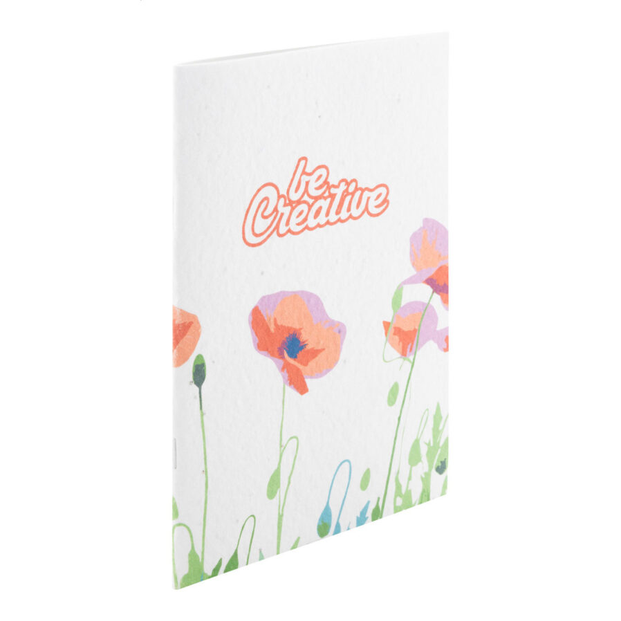 Custom seed paper notebook CreaNote Plus A5 Seed