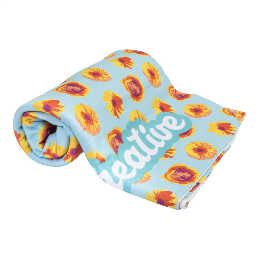 Custom RPET polar blanket CreaFleece