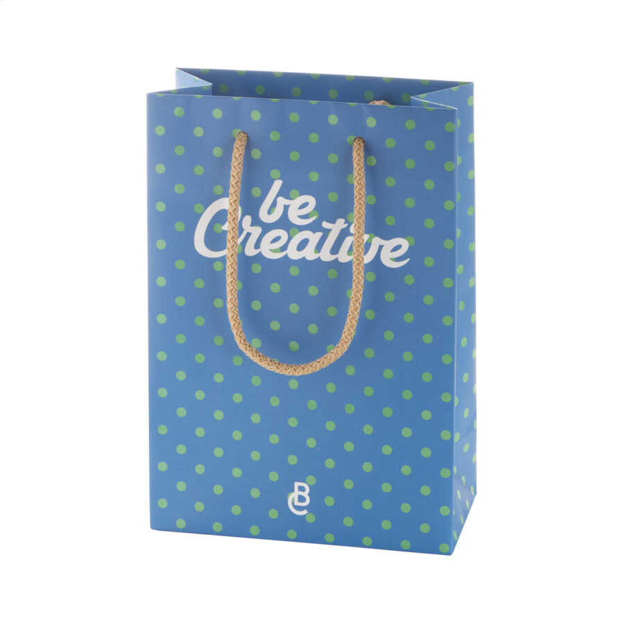 Custom made paper shopping bag, small CreaShop S