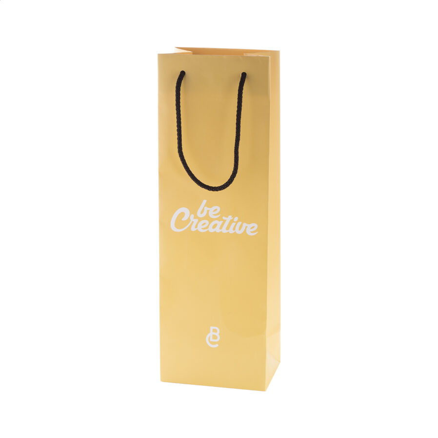 Custom made paper shopping bag, wine CreaShop W