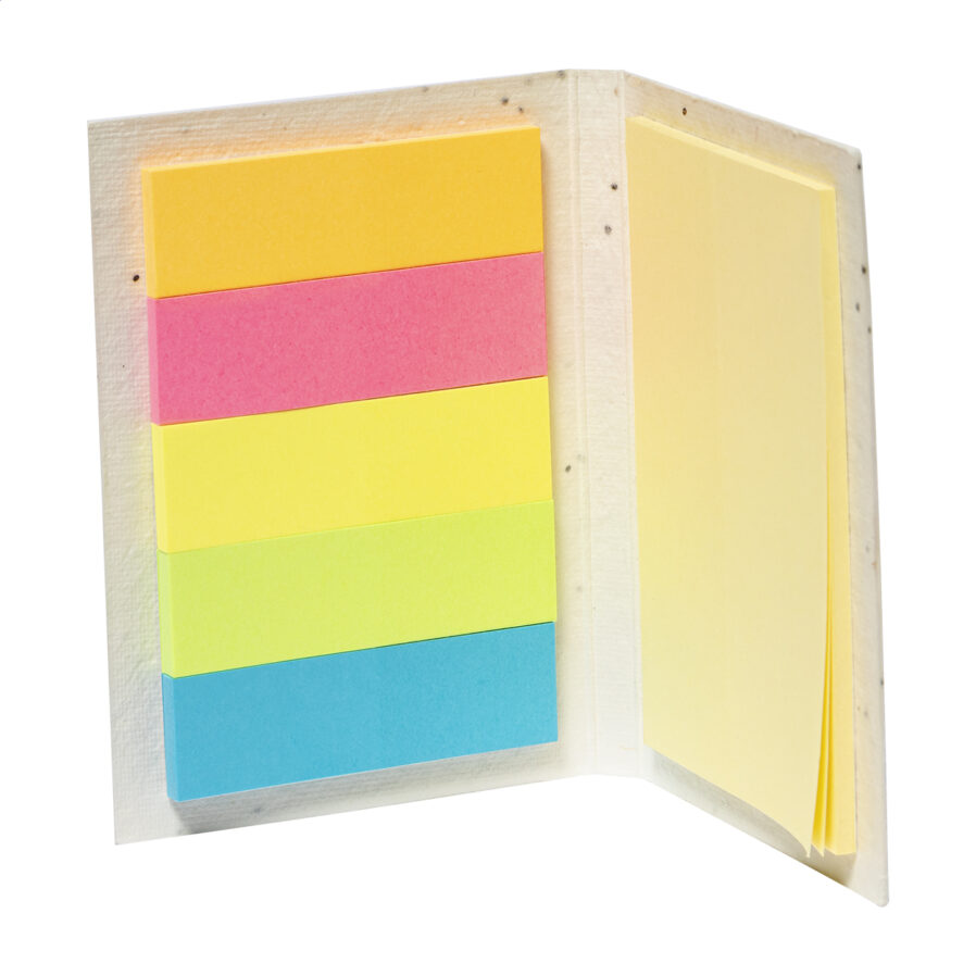 Seed paper sticky notepad Semilla