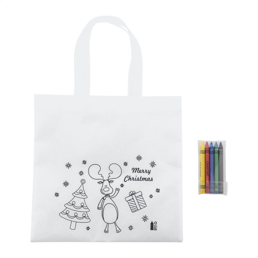 Colouring Christmas bag Julfar Shop