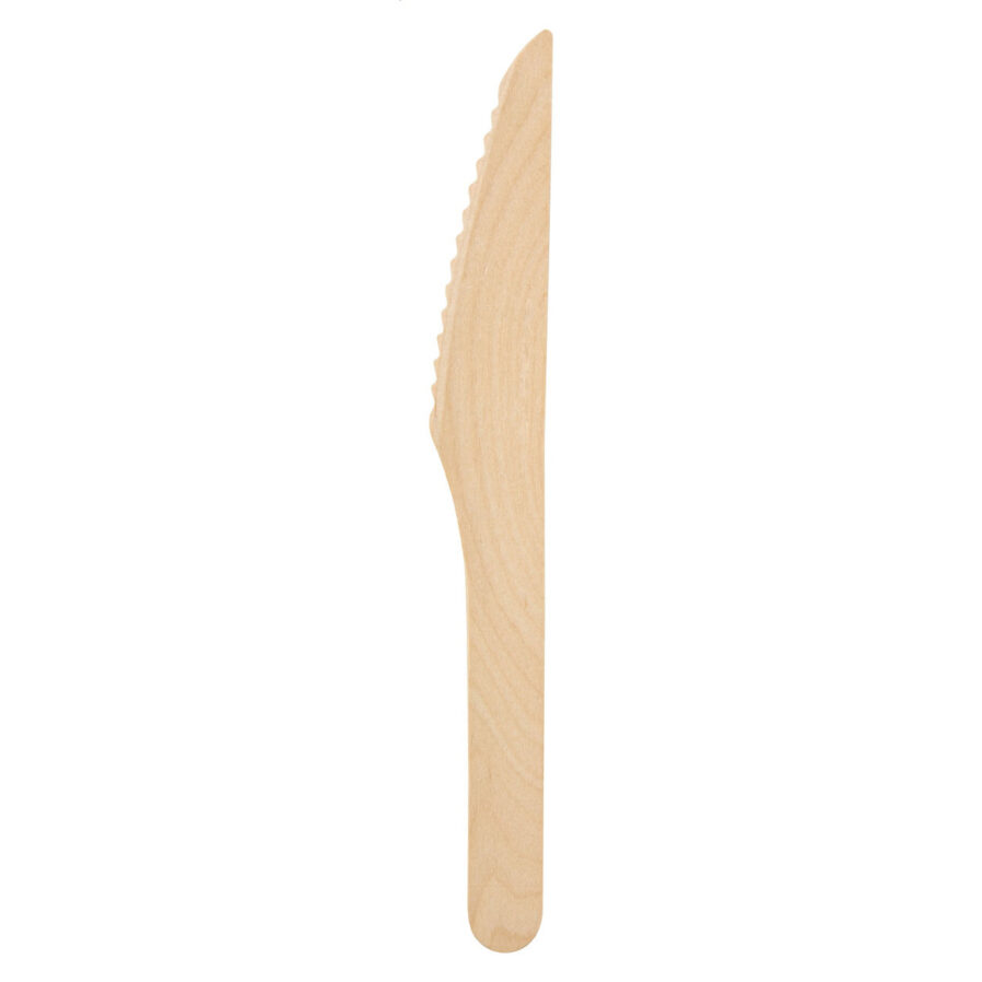 Wooden cutlery, knife Woolly