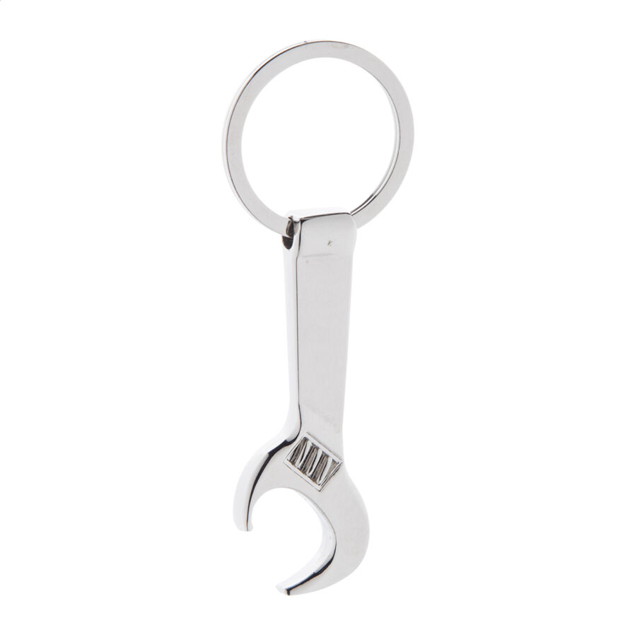Bottle opener keyring Spanner