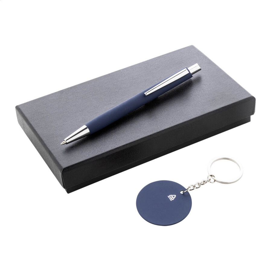 Pen and keyring set Miroset