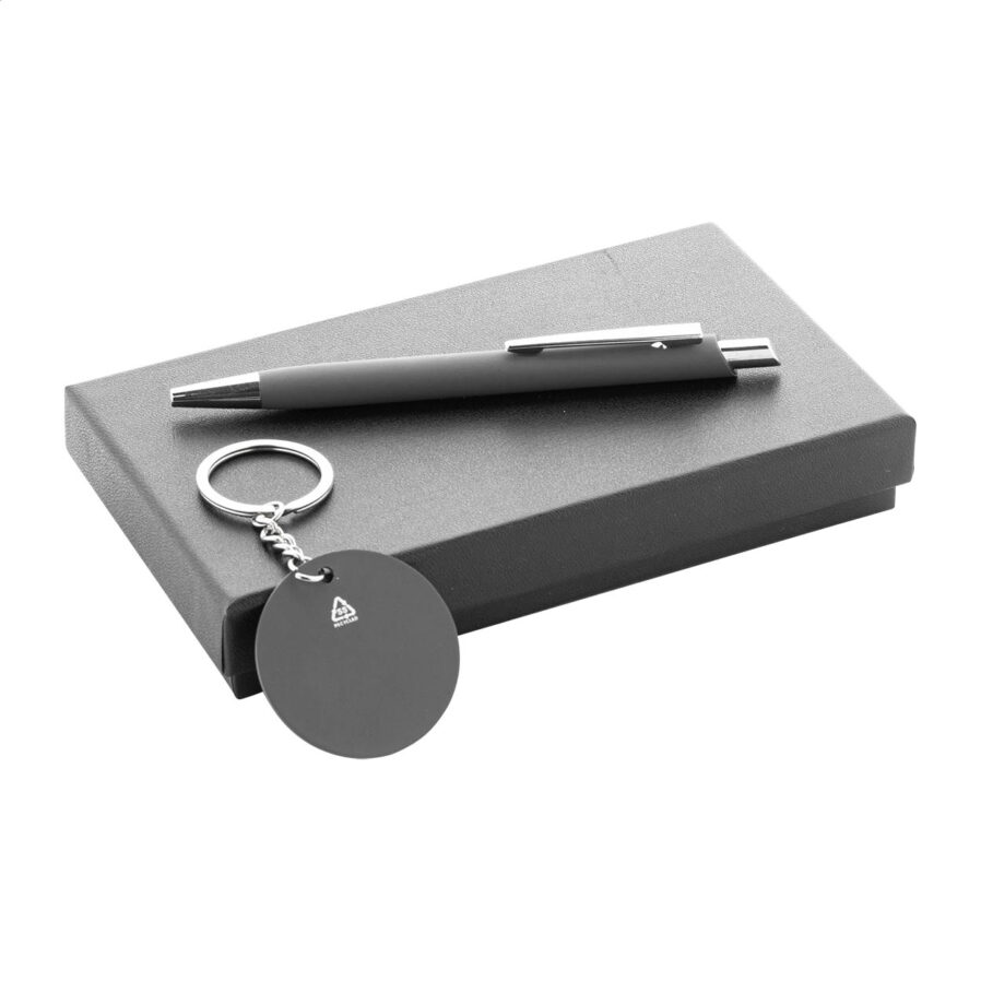 Pen and keyring set Miroset