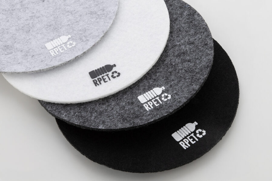 RPET felt coaster Hefe