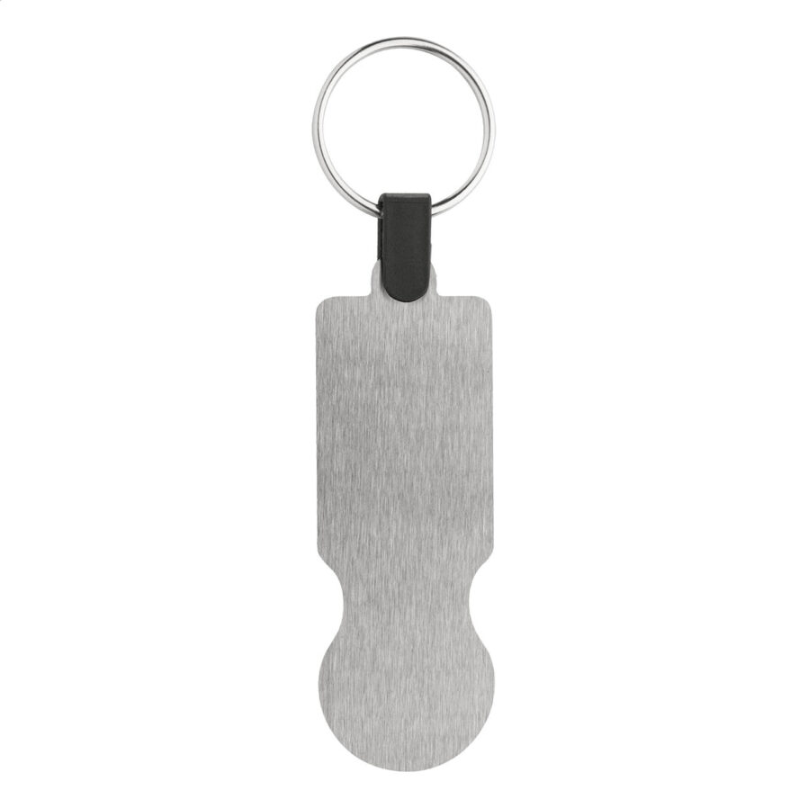 Trolley coin keyring SteelCart