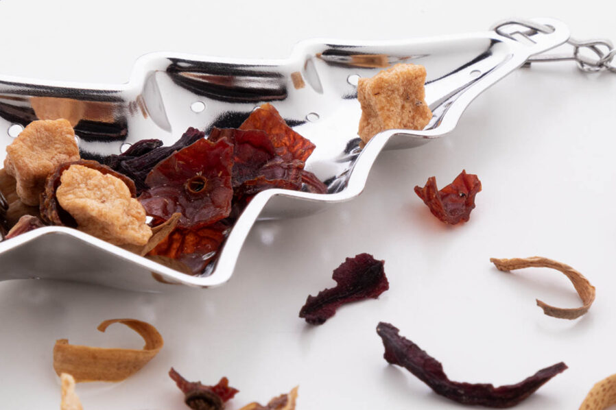 Christmas tea infuser, star Suodatee