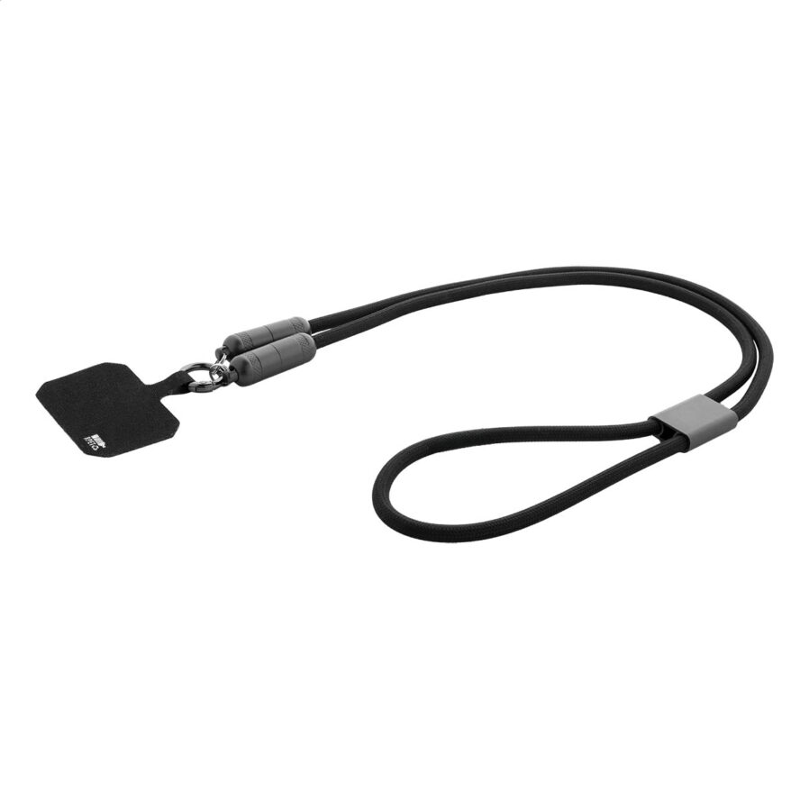 60W RPET mobile lanyard cable Fastly